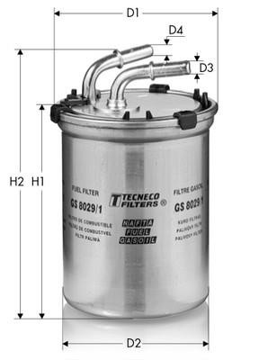 Tecneco GS8029/1 Fuel filter GS80291: Buy near me in Poland at 2407.PL - Good price!