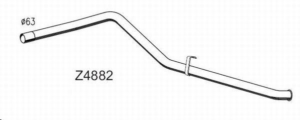 XXLMarmitteitaliane Z4882 Abgasrohr Z4882: Kaufen Sie zu einem guten Preis in Polen bei 2407.PL!