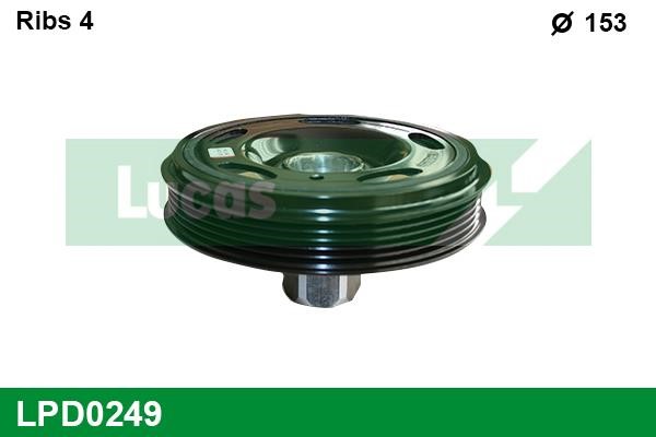 Lucas Electrical LPD0249 Belt Pulley, crankshaft LPD0249: Buy near me in Poland at 2407.PL - Good price!