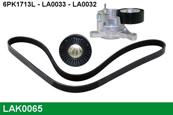Lucas diesel LAK0065 Drive belt kit LAK0065: Buy near me in Poland at 2407.PL - Good price!