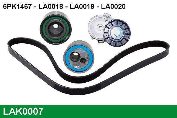 Lucas diesel LAK0007 Drive belt kit LAK0007: Buy near me in Poland at 2407.PL - Good price!