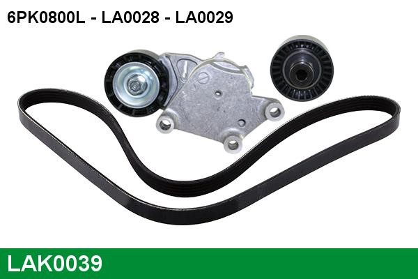 Lucas diesel LAK0039 Комплект ременя генератора LAK0039: Приваблива ціна - Купити у Польщі на 2407.PL!