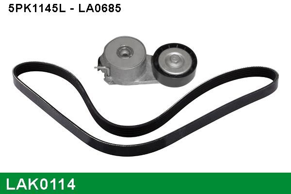 Lucas Electrical LAK0114 Комплект ремня генератора LAK0114: Отличная цена - Купить в Польше на 2407.PL!