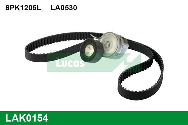 Lucas diesel LAK0154 Комплект ремня генератора LAK0154: Отличная цена - Купить в Польше на 2407.PL!