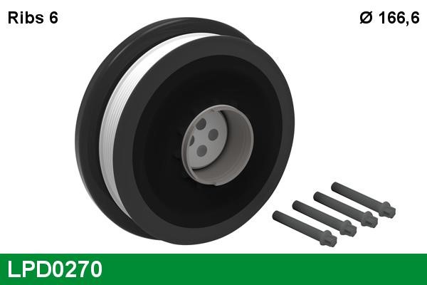 TRW LPD0270 Belt Pulley, crankshaft LPD0270: Buy near me at 2407.PL in Poland at an Affordable price!