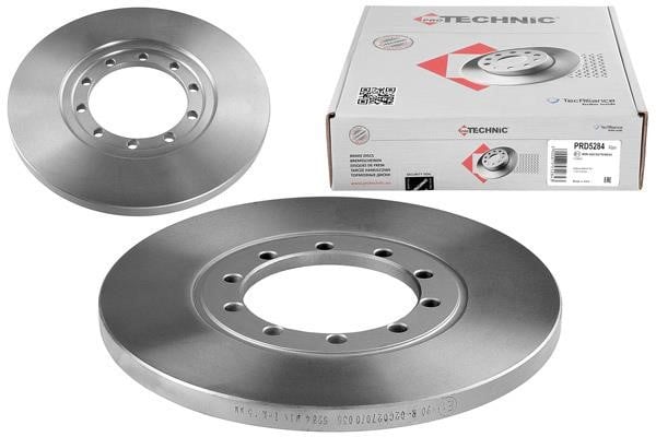 Protechnic PRD5284 Rear brake disc, non-ventilated PRD5284: Buy near me at 2407.PL in Poland at an Affordable price!