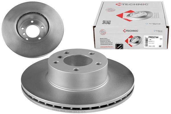 Protechnic PRD2744 Front brake disc ventilated PRD2744: Buy near me in Poland at 2407.PL - Good price!
