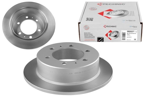 Protechnic PRD5371 Rear brake disc, non-ventilated PRD5371: Buy near me in Poland at 2407.PL - Good price!