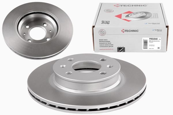 Protechnic PRD2848 Front brake disc ventilated PRD2848: Buy near me in Poland at 2407.PL - Good price!