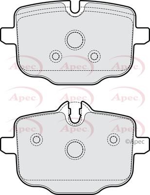 APEC braking PAD2269 Тормозные колодки дисковые, комплект PAD2269: Отличная цена - Купить в Польше на 2407.PL!