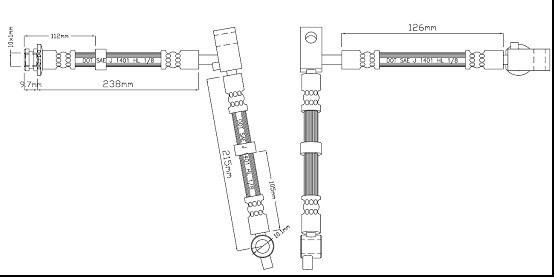 Motorquip VBH1130 Гальмівний шланг VBH1130: Купити у Польщі - Добра ціна на 2407.PL!