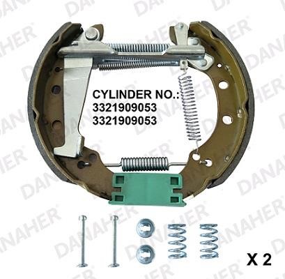 Danaher 210.01.10127A Brake shoe set 2100110127A: Buy near me in Poland at 2407.PL - Good price!
