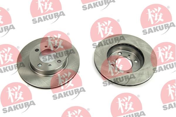 Sakura 604-50-4270 Front brake disc ventilated 604504270: Buy near me at 2407.PL in Poland at an Affordable price!