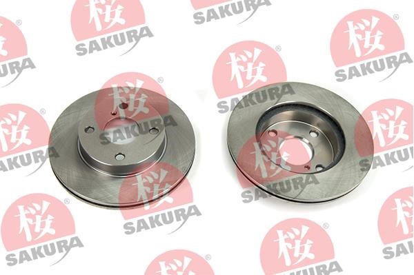 Sakura 604-30-3580 Тормозной диск передний вентилируемый 604303580: Отличная цена - Купить в Польше на 2407.PL!