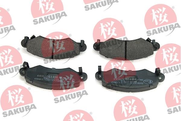 Sakura 600-80-1680 Brake Pad Set, disc brake 600801680: Buy near me in Poland at 2407.PL - Good price!