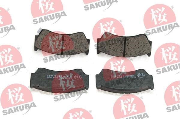 Sakura 600-10-4185 Brake Pad Set, disc brake 600104185: Buy near me in Poland at 2407.PL - Good price!