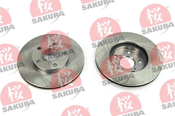 Sakura 604-20-3920 Front brake disc ventilated 604203920: Buy near me in Poland at 2407.PL - Good price!