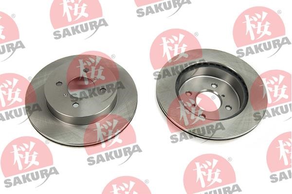 Sakura 604-80-7065 Innenbelüftete Bremsscheibe vorne 604807065: Kaufen Sie zu einem guten Preis in Polen bei 2407.PL!