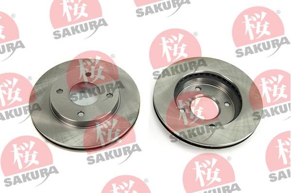 Sakura 604-50-4205 Тормозной диск передний вентилируемый 604504205: Отличная цена - Купить в Польше на 2407.PL!