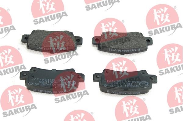 Sakura 601-20-3720 Тормозные колодки дисковые, комплект 601203720: Отличная цена - Купить в Польше на 2407.PL!