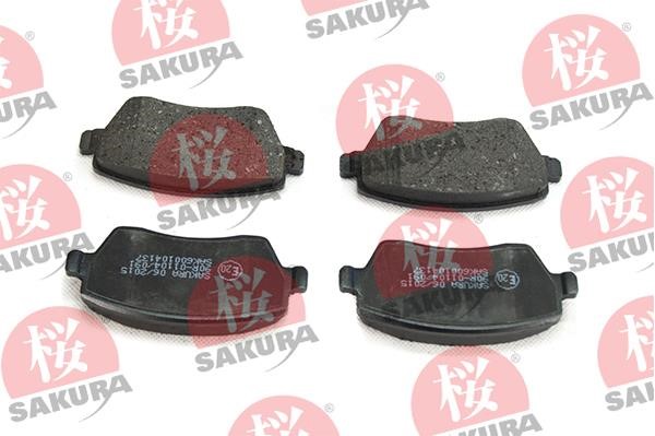 Sakura 600-10-4137 Тормозные колодки дисковые, комплект 600104137: Отличная цена - Купить в Польше на 2407.PL!
