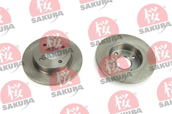 Sakura 604-10-4060 Unventilated front brake disc 604104060: Buy near me in Poland at 2407.PL - Good price!