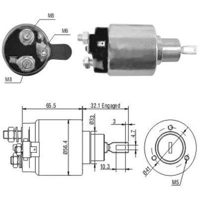 We Parts 471480065 Solenoid switch, starter 471480065: Buy near me in Poland at 2407.PL - Good price!