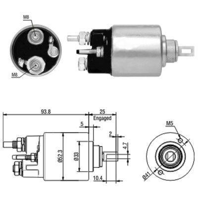 We Parts 471480118 Solenoid switch, starter 471480118: Buy near me in Poland at 2407.PL - Good price!