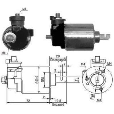 We Parts 471480079 Solenoid switch, starter 471480079: Buy near me in Poland at 2407.PL - Good price!