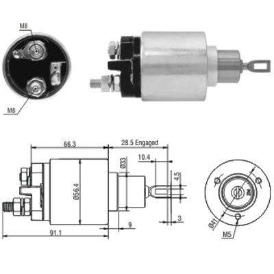 We Parts 471480033 Solenoid switch, starter 471480033: Buy near me in Poland at 2407.PL - Good price!