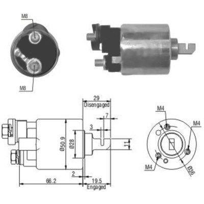 We Parts 471480052 Solenoid switch, starter 471480052: Buy near me in Poland at 2407.PL - Good price!