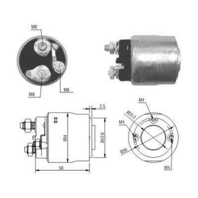 We Parts 471480084 Solenoid switch, starter 471480084: Buy near me in Poland at 2407.PL - Good price!