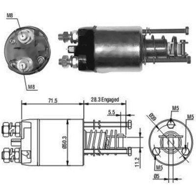 We Parts 471480046 Solenoid switch, starter 471480046: Buy near me at 2407.PL in Poland at an Affordable price!