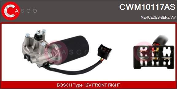 Casco CWM10117AS Мотор склоочисника CWM10117AS: Приваблива ціна - Купити у Польщі на 2407.PL!