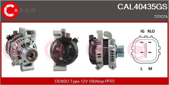 Casco CAL40435GS Alternator CAL40435GS: Buy near me in Poland at 2407.PL - Good price!