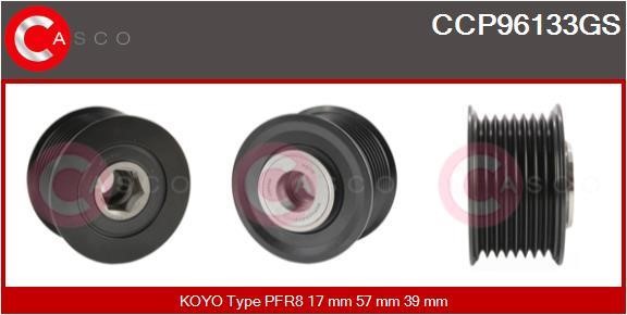 Casco CCP96133GS Belt pulley generator CCP96133GS: Buy near me in Poland at 2407.PL - Good price!