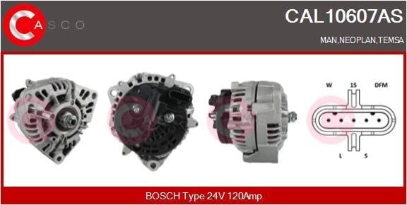 Casco CAL10607AS Alternator CAL10607AS: Buy near me in Poland at 2407.PL - Good price!