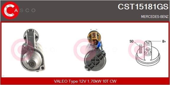 Casco CST15181GS Стартер CST15181GS: Отличная цена - Купить в Польше на 2407.PL!