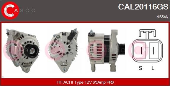 Casco CAL20116GS Alternator CAL20116GS: Dobra cena w Polsce na 2407.PL - Kup Teraz!