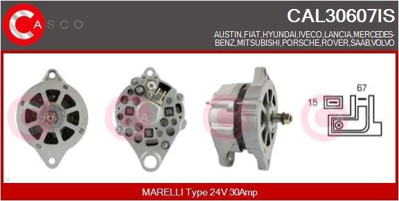 Casco CAL30607IS Alternator CAL30607IS: Buy near me in Poland at 2407.PL - Good price!