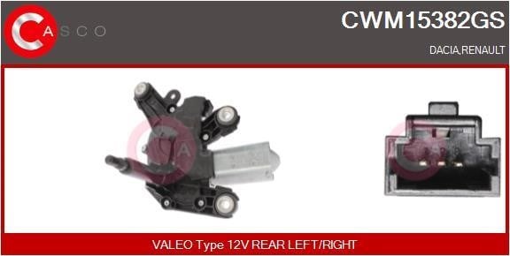Casco CWM15382GS Silnik wycieraczki szyby CWM15382GS: Dobra cena w Polsce na 2407.PL - Kup Teraz!