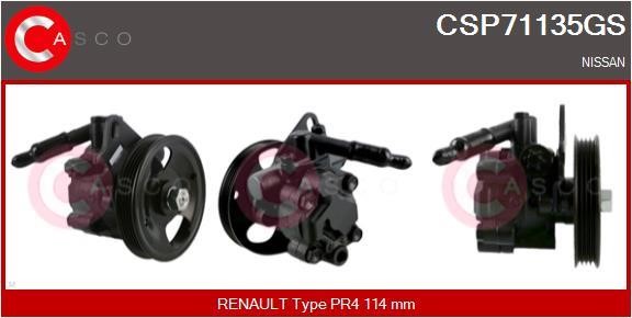 Casco CSP71135GS Hydraulic Pump, steering system CSP71135GS: Buy near me at 2407.PL in Poland at an Affordable price!