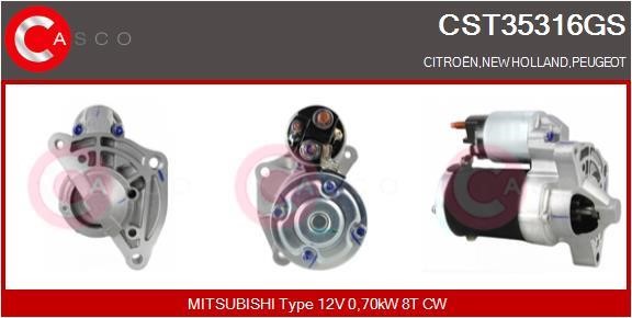 Casco CST35316GS Starter CST35316GS: Buy near me in Poland at 2407.PL - Good price!