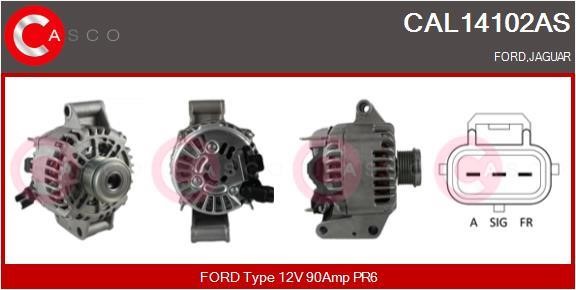 Casco CAL14102AS Alternator CAL14102AS: Buy near me in Poland at 2407.PL - Good price!