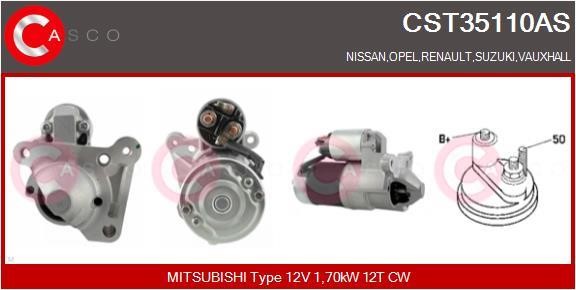 Casco CST35110AS Starter CST35110AS: Buy near me at 2407.PL in Poland at an Affordable price!