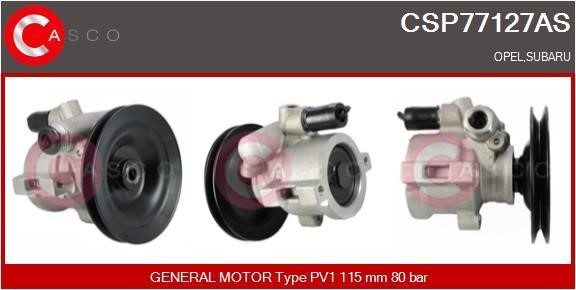 Casco CSP77127AS Hydraulic Pump, steering system CSP77127AS: Buy near me in Poland at 2407.PL - Good price!