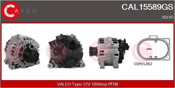 Casco CAL15589GS Alternator CAL15589GS: Buy near me in Poland at 2407.PL - Good price!