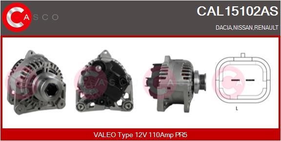Casco CAL15102AS Alternator CAL15102AS: Buy near me in Poland at 2407.PL - Good price!