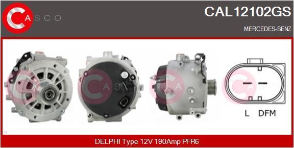 Casco CAL12102GS Alternator CAL12102GS: Buy near me in Poland at 2407.PL - Good price!