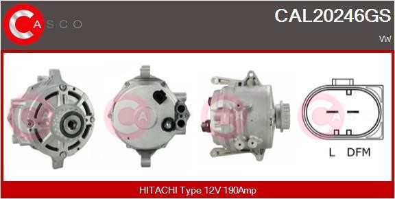 Casco CAL20246GS Alternator CAL20246GS: Buy near me in Poland at 2407.PL - Good price!